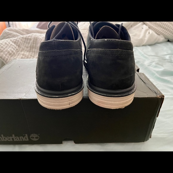 Timberland MENS Tim Berkshire Oxford Dress Business Shoes Grey Suede foam A1QZQ - Picture 5 of 5